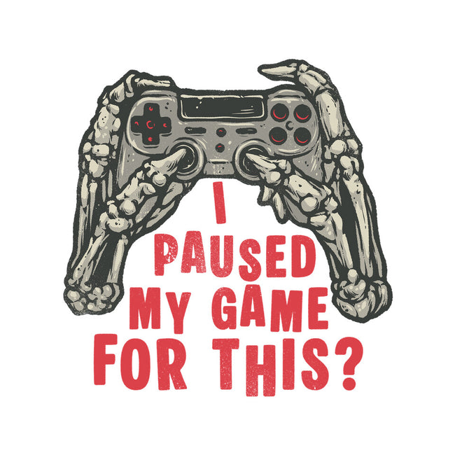 Game Pause-Mens-Heavyweight-Tee-glitchygorilla