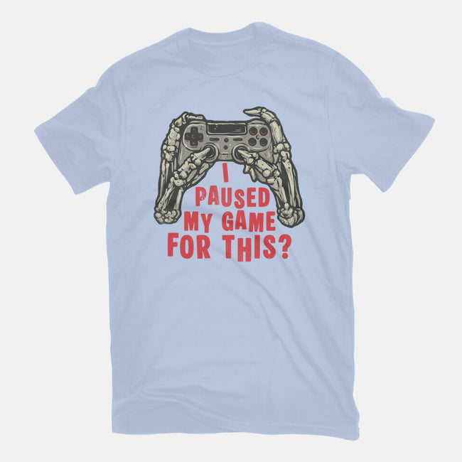 Game Pause-Mens-Heavyweight-Tee-glitchygorilla