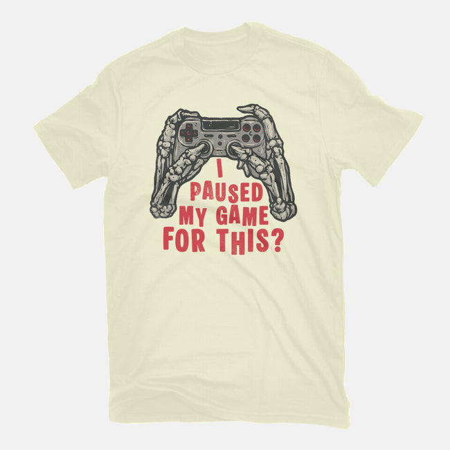 Game Pause-Mens-Premium-Tee-glitchygorilla