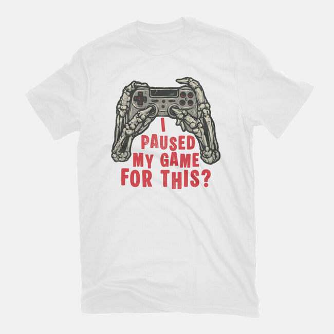 Game Pause-Mens-Heavyweight-Tee-glitchygorilla