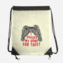 Game Pause-None-Drawstring-Bag-glitchygorilla