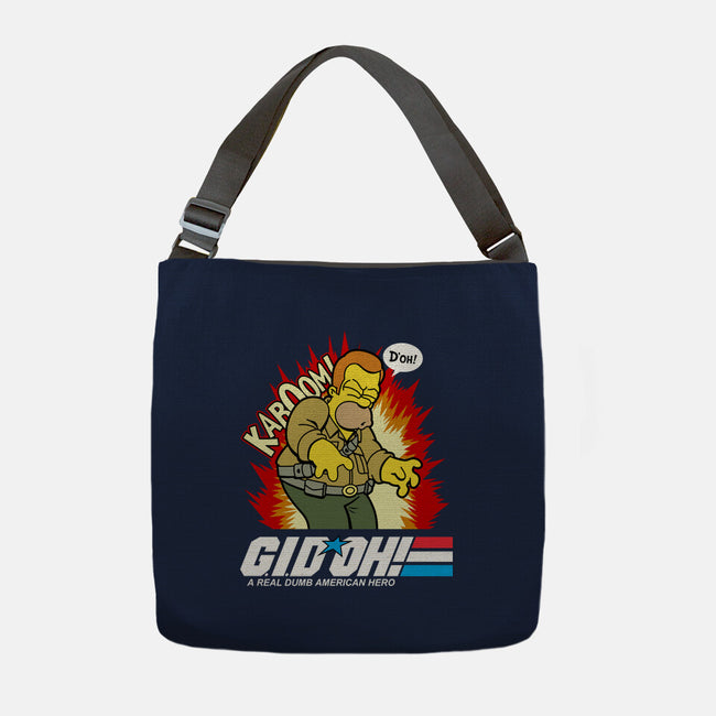 A Real Dumb American Hero-None-Adjustable Tote-Bag-Boggs Nicolas