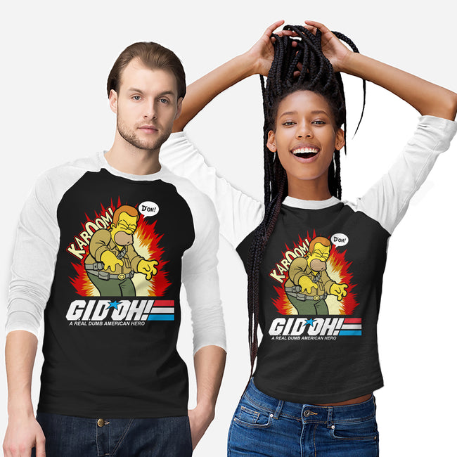 A Real Dumb American Hero-Unisex-Baseball-Tee-Boggs Nicolas