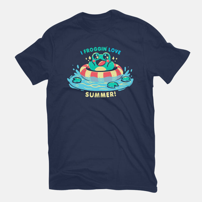 I Froggin Love Summer-Mens-Basic-Tee-TechraNova