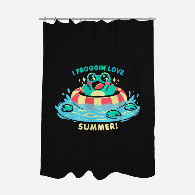 I Froggin Love Summer-None-Polyester-Shower Curtain-TechraNova