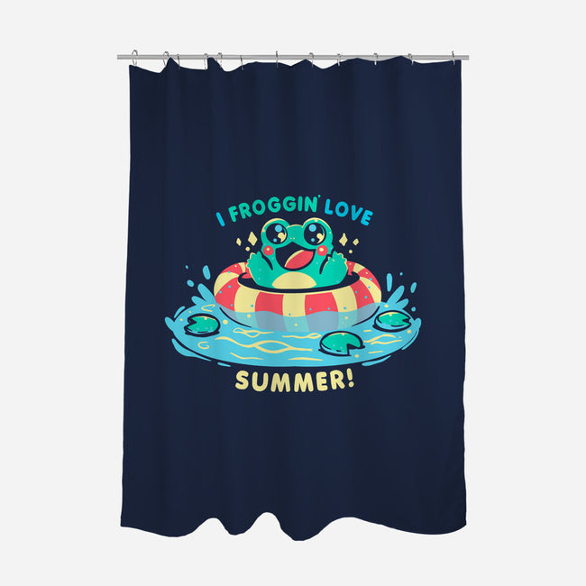 I Froggin Love Summer-None-Polyester-Shower Curtain-TechraNova