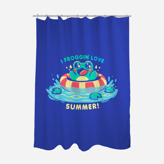 I Froggin Love Summer-None-Polyester-Shower Curtain-TechraNova