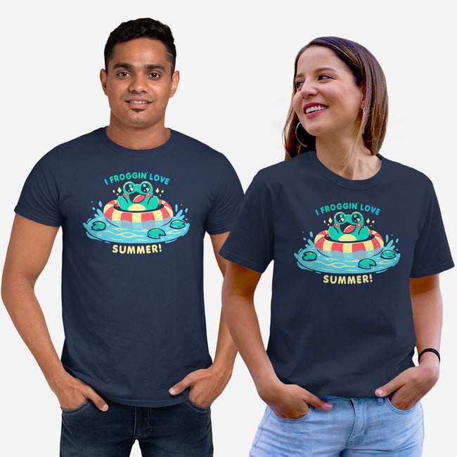 I Froggin Love Summer-Unisex-Basic-Tee-TechraNova