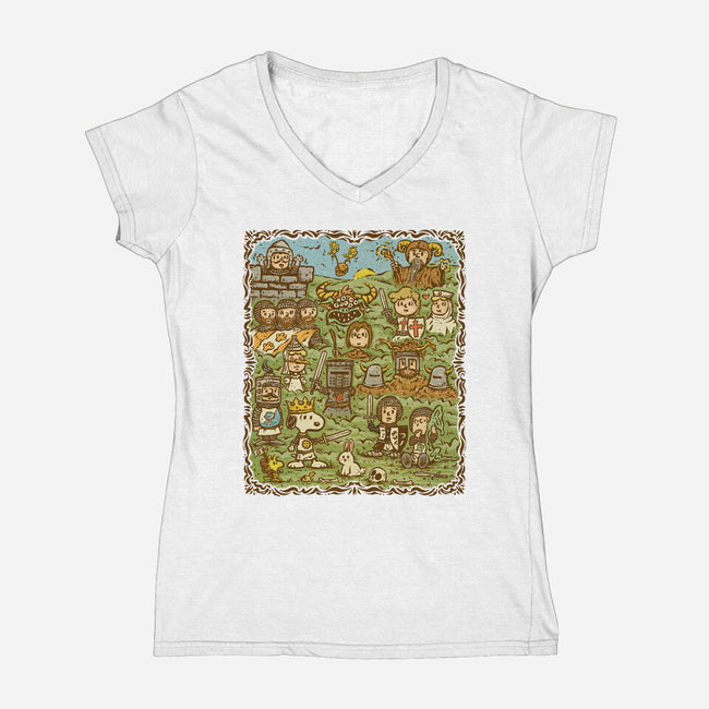 The Quest-Womens-V-Neck-Tee-kg07