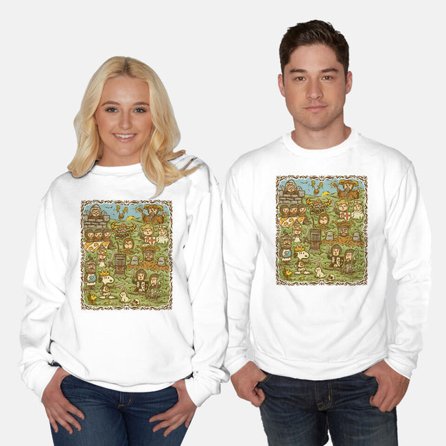 The Quest-Unisex-Crew Neck-Sweatshirt-kg07