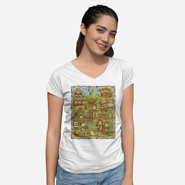 The Quest-Womens-V-Neck-Tee-kg07