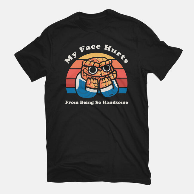My Face Hurts-Womens-Fitted-Tee-Wenceslao A Romero