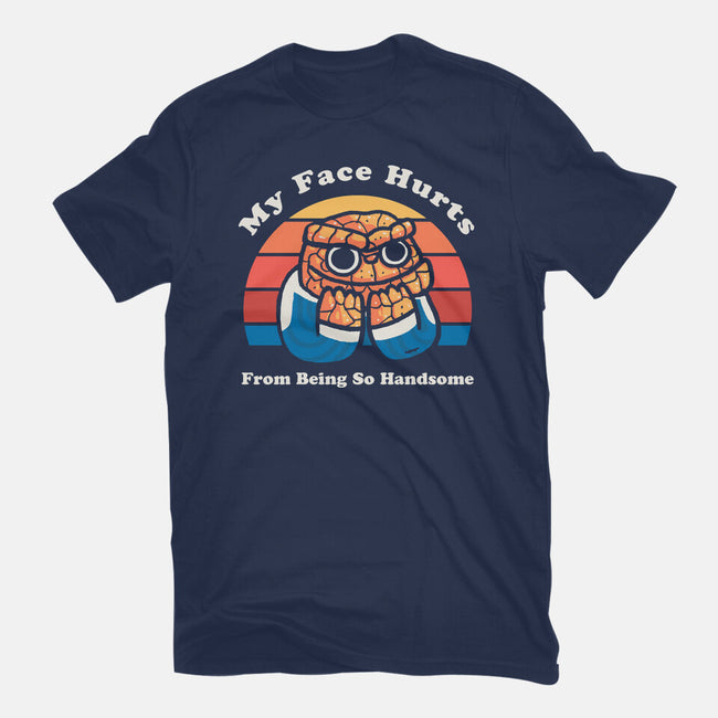 My Face Hurts-Womens-Fitted-Tee-Wenceslao A Romero