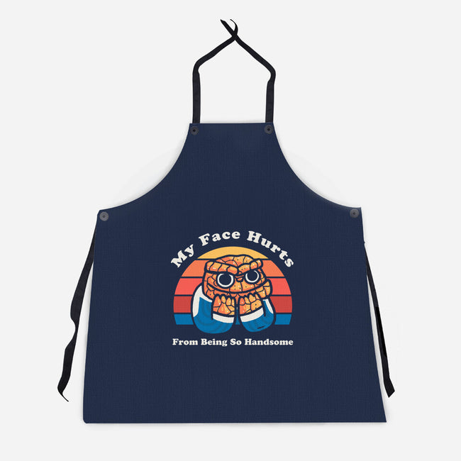 My Face Hurts-Unisex-Kitchen-Apron-Wenceslao A Romero