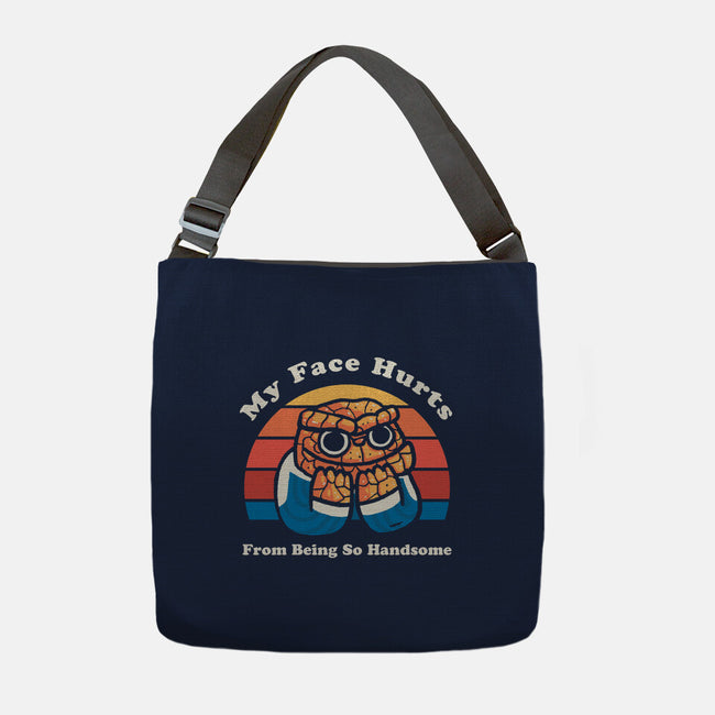 My Face Hurts-None-Adjustable Tote-Bag-Wenceslao A Romero
