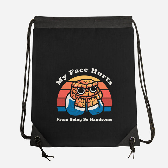 My Face Hurts-None-Drawstring-Bag-Wenceslao A Romero