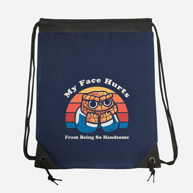 My Face Hurts-None-Drawstring-Bag-Wenceslao A Romero