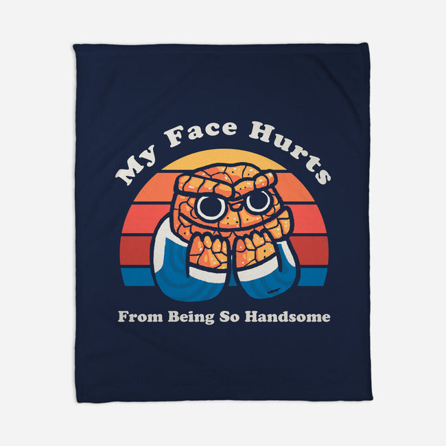 My Face Hurts-None-Fleece-Blanket-Wenceslao A Romero