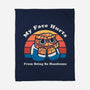 My Face Hurts-None-Fleece-Blanket-Wenceslao A Romero