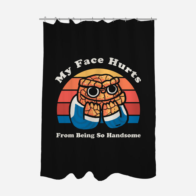 My Face Hurts-None-Polyester-Shower Curtain-Wenceslao A Romero