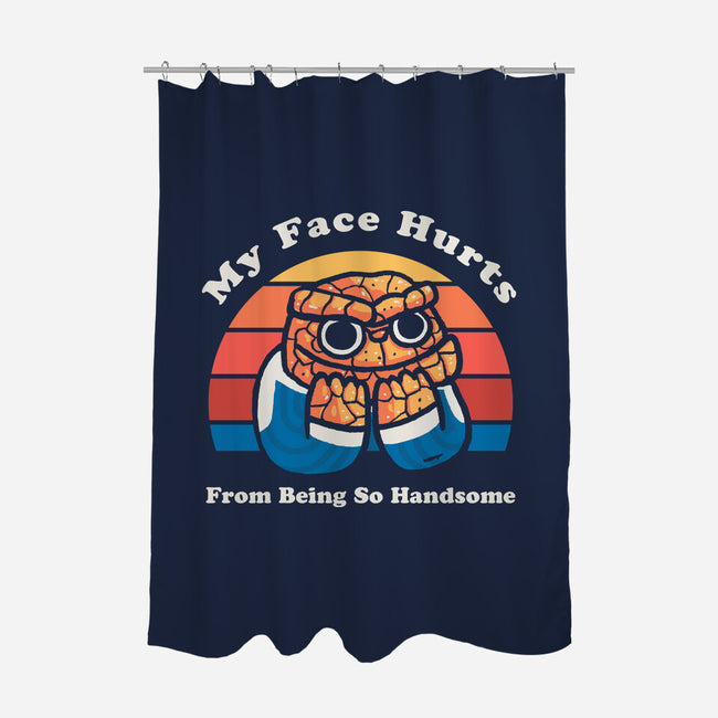My Face Hurts-None-Polyester-Shower Curtain-Wenceslao A Romero