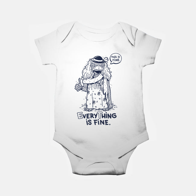 Extraterrestrial Is Fine-Baby-Basic-Onesie-Getsousa!