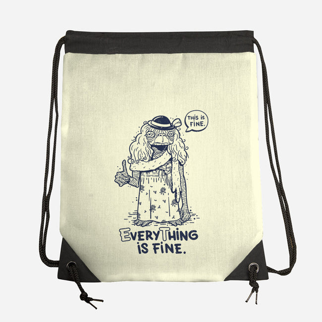 Extraterrestrial Is Fine-None-Drawstring-Bag-Getsousa!