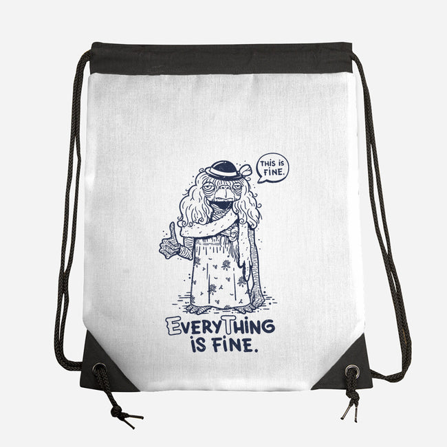 Extraterrestrial Is Fine-None-Drawstring-Bag-Getsousa!