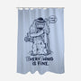 Extraterrestrial Is Fine-None-Polyester-Shower Curtain-Getsousa!