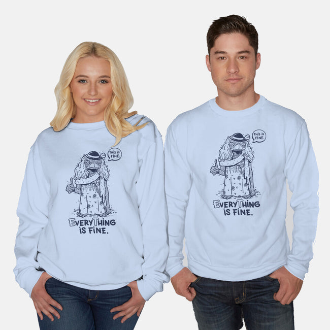 Extraterrestrial Is Fine-Unisex-Crew Neck-Sweatshirt-Getsousa!