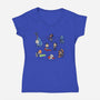Dance League-Womens-V-Neck-Tee-Wenceslao A Romero