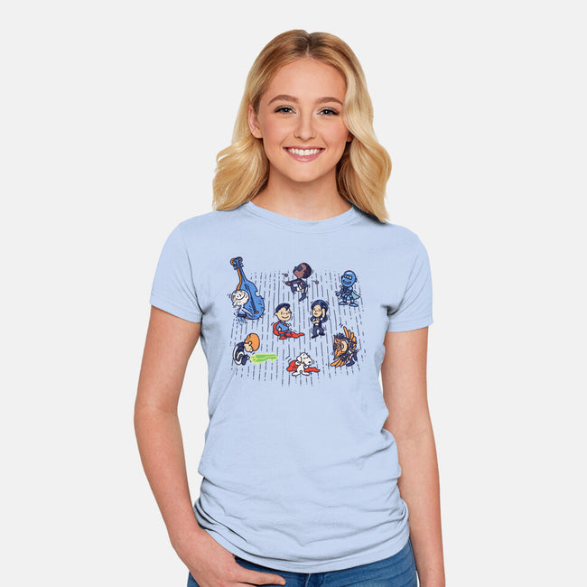 Dance League-Womens-Fitted-Tee-Wenceslao A Romero