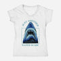 Water Scare-Womens-V-Neck-Tee-rmatix