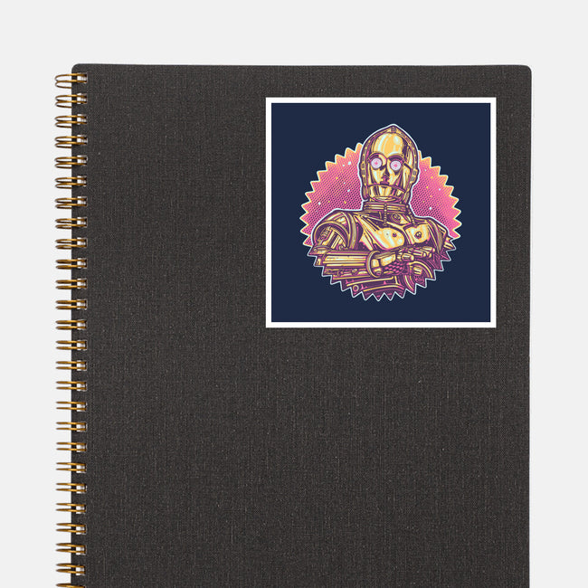 Keep It Golden-None-Glossy-Sticker-glitchygorilla