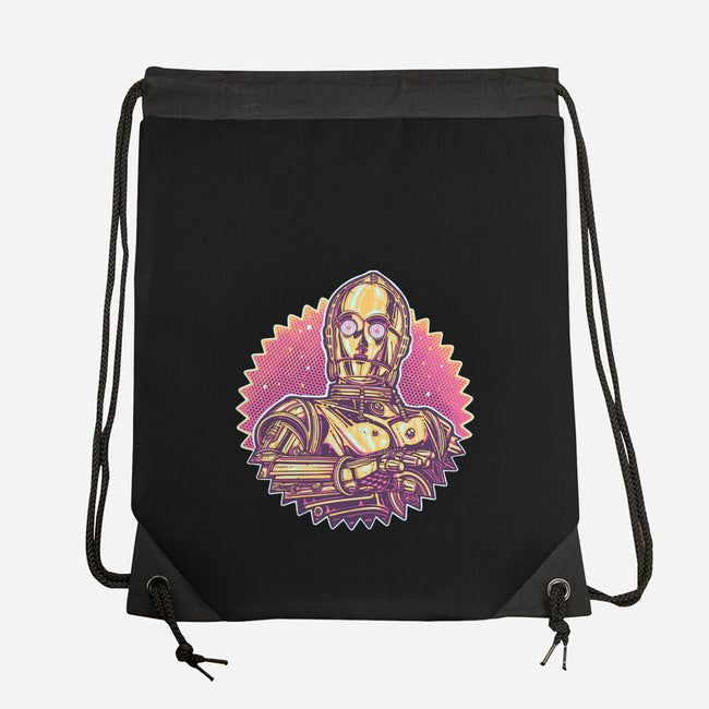 Keep It Golden-None-Drawstring-Bag-glitchygorilla