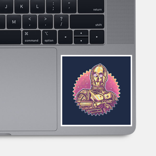 Keep It Golden-None-Glossy-Sticker-glitchygorilla