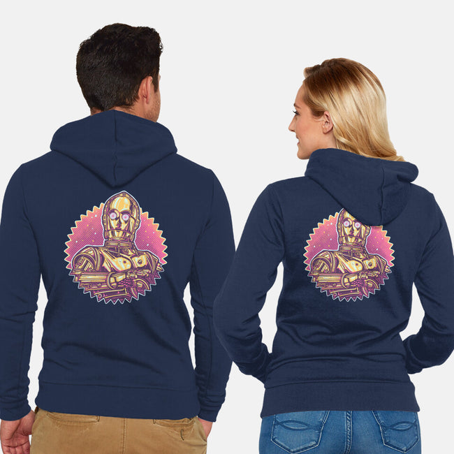 Keep It Golden-Unisex-Zip-Up-Sweatshirt-glitchygorilla