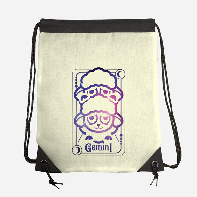 Gemini Galaxy Sign-None-Drawstring-Bag-jrberger