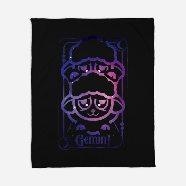 Gemini Galaxy Sign-None-Fleece-Blanket-jrberger