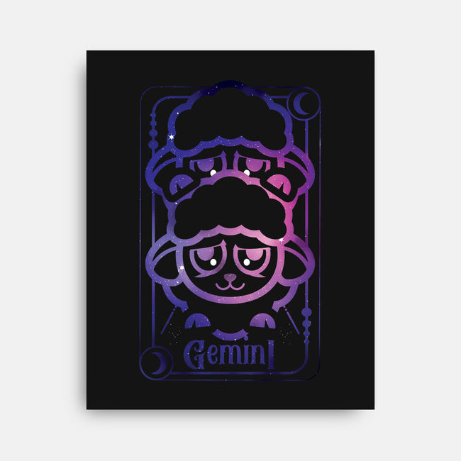 Gemini Galaxy Sign-None-Stretched-Canvas-jrberger