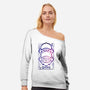 Gemini Galaxy Sign-Womens-Off Shoulder-Sweatshirt-jrberger