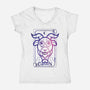 Capricorn Galaxy Sign-Womens-V-Neck-Tee-jrberger