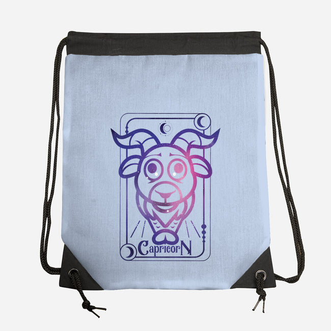 Capricorn Galaxy Sign-None-Drawstring-Bag-jrberger
