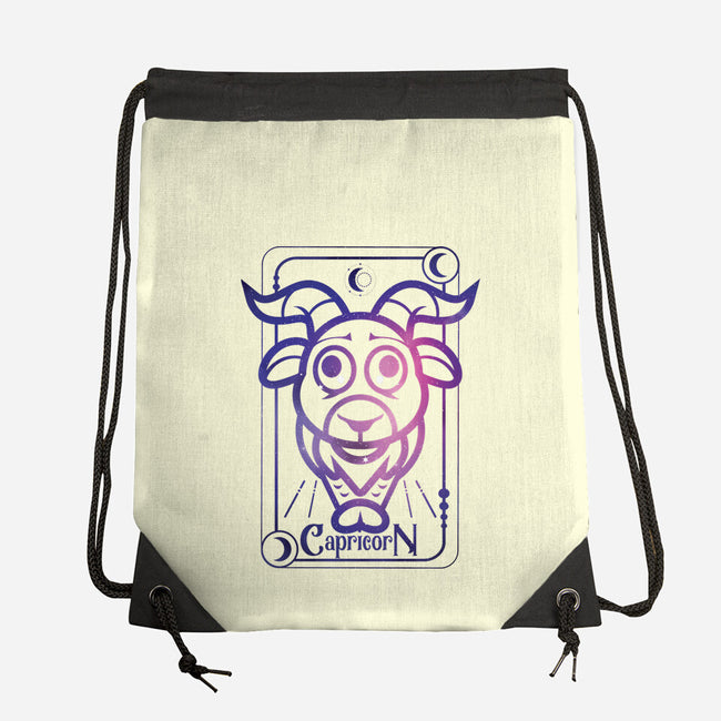 Capricorn Galaxy Sign-None-Drawstring-Bag-jrberger