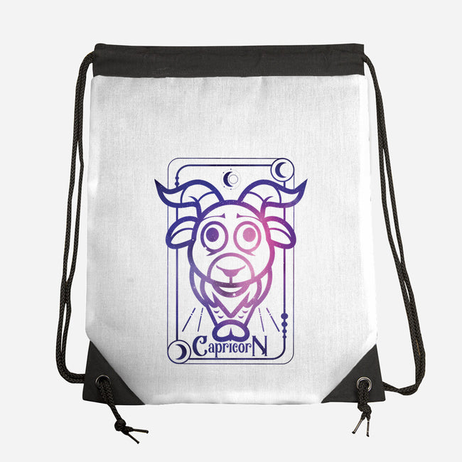 Capricorn Galaxy Sign-None-Drawstring-Bag-jrberger