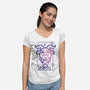 Capricorn Galaxy Sign-Womens-V-Neck-Tee-jrberger