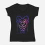Aries Galaxy Sign-Womens-V-Neck-Tee-jrberger