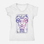 Aries Galaxy Sign-Womens-V-Neck-Tee-jrberger