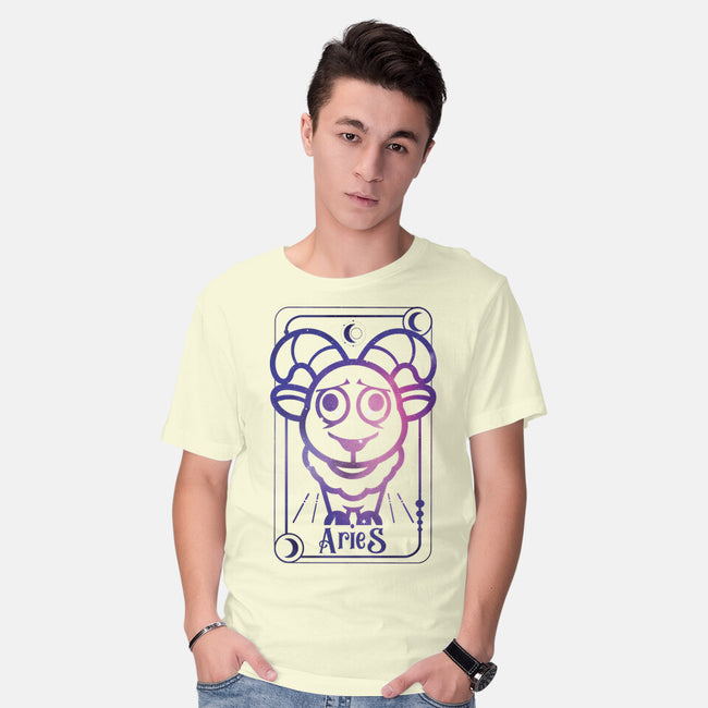 Aries Galaxy Sign-Mens-Basic-Tee-jrberger