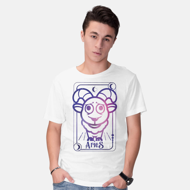 Aries Galaxy Sign-Mens-Basic-Tee-jrberger